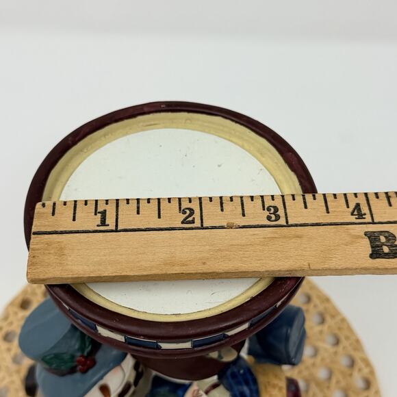 3 Snowman Pillar Candle Holder Decor Christmas Winter Holiday Decor - Picture 5 of 6